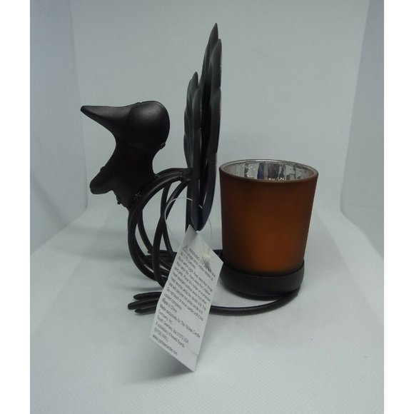 Yankee Candle | THANKSGIVING Metal TURKEY Votive Holder | Bronze Tone 2017 - Picture 3 of 6